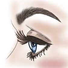 Ilustración digital ojo